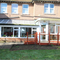 Crescent House care home gardens