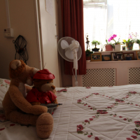 Crescent House care home bedroom